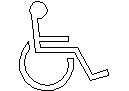 cad wheelchair symbol